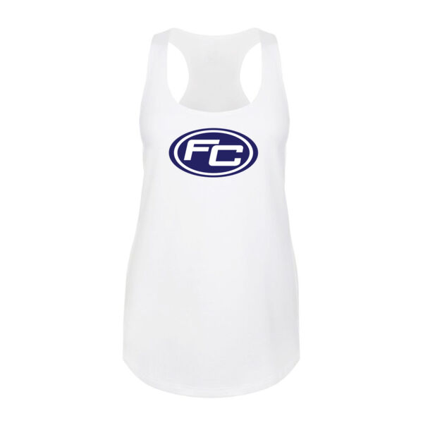 FULLERTON COLLEGE  WATER POLO - PREMIUM WOMEN'S RACERBACK - WHITE - AVGF94 Thumbnail