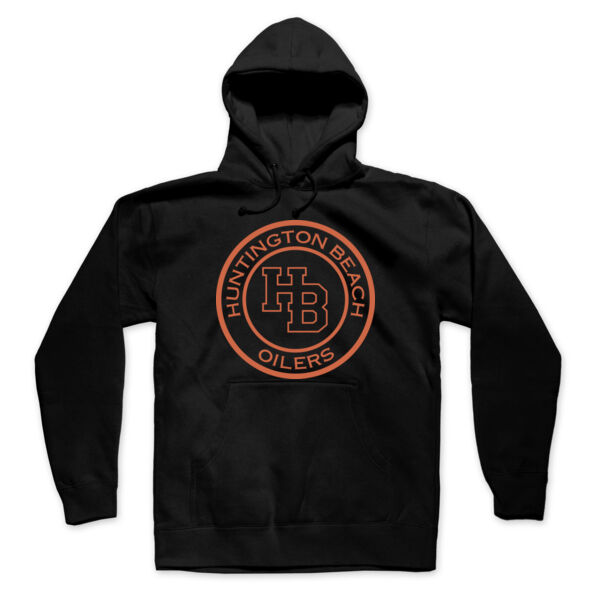 HUNTINGTON BEACH  HS  WATER POLO - PREMIUM UNISEX HOODIE - BLACK - X6Q54J Thumbnail