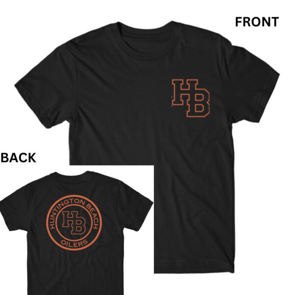 HUNTINGTON BEACH  HS  WATER POLO - PREMIUM UNISEX  T-SHIRT - BLACK - Z5IYEV Thumbnail