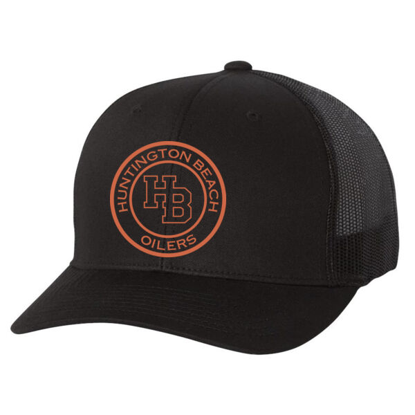 HUNTINGTON BEACH HS WATER POLO - SNAPBACK MESH BACK HAT - BLACK - $ZN4EHX$ Thumbnail