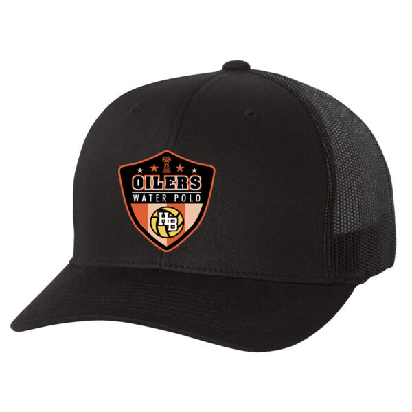 HUNTINGTON BEACH HS WATER POLO - SNAPBACK MESH BACK HAT - BLACK - $51RUXJ$ Thumbnail