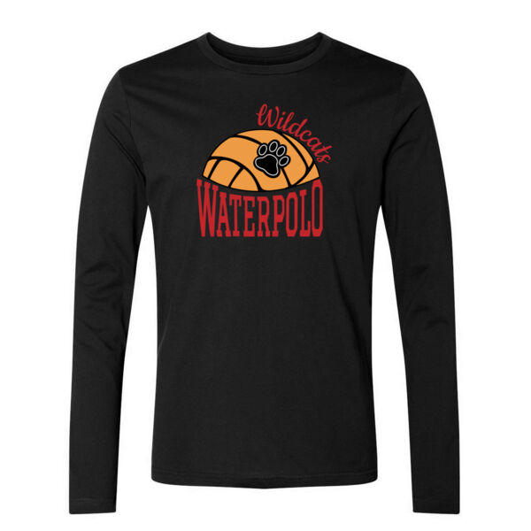 WILSON  HS GIRLS WATER POLO  - PREMIUM UNISEX LONG SLEEVE - BLACK - PRINT FRONT  - ETHBN Thumbnail