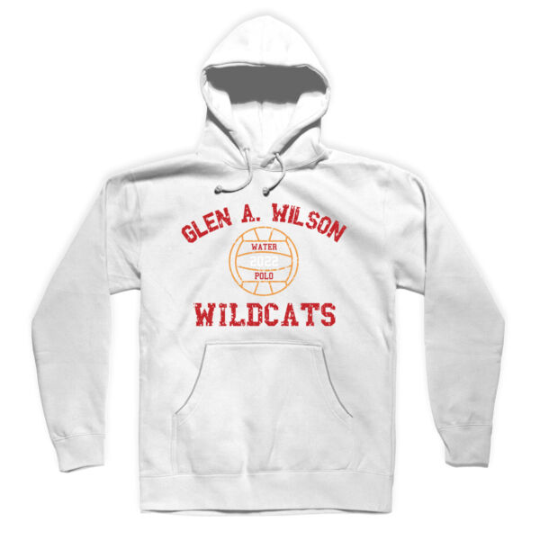 WILSON  HS GIRLS WATER POLO  - PREMIUM UNISEX HOODIE - WHITE - PRINT FRONT  - MAIR5 Thumbnail