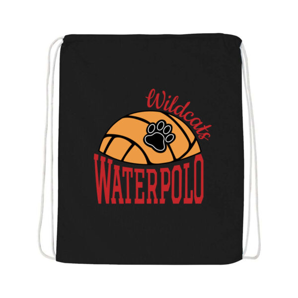 WILSON  HS GIRLS WATER POLO - DRAWSTRING BAG - BLACK - $P79JV$ Thumbnail