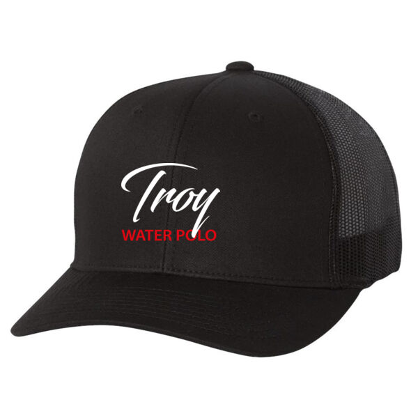 TROY HS WATER POLO - SNAPBACK MESH BACK HAT - BLACK - $BGSRJ1$ Thumbnail