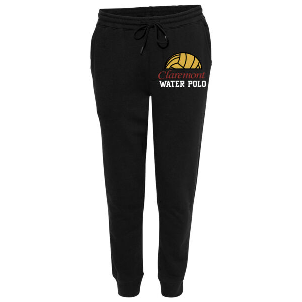 CLAREMONT HS WATER POLO - PREMIUM JOGGER SWEATPANTS - BLACK - $HR12G6$ Thumbnail