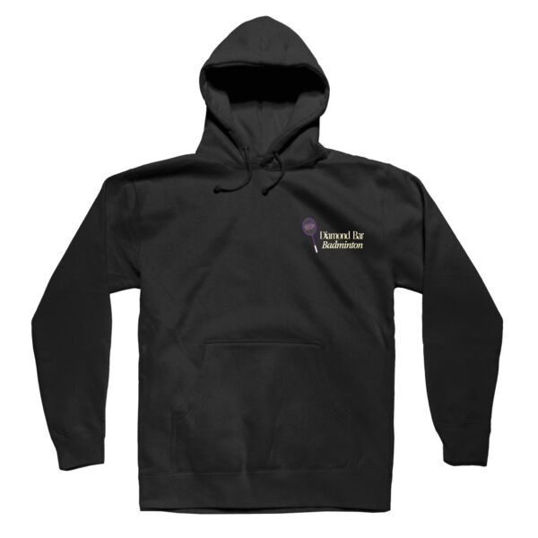  DIAMOND BAR BADMINTON - PREMIUM UNISEX HOODIE - BLACK - SHM5IA Thumbnail