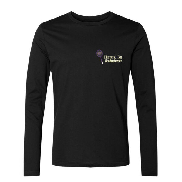  DIAMOND BAR BADMINTON - PREMIUM UNISEX LONGSLEEVE-SHIRT - BLACK - 187Z30 Thumbnail