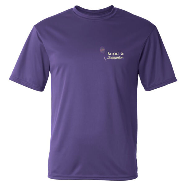 JUNIOR VARSITY  DIAMOND BAR BADMINTON - PREMIUM MENS  DRYFIT SHIRT - PURPLE - $BC2ZFG$ Thumbnail